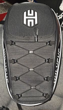 HHLUPUP Motorcycle Tail Bag 25-38L Helmet Backpack Motorcycle Backpack