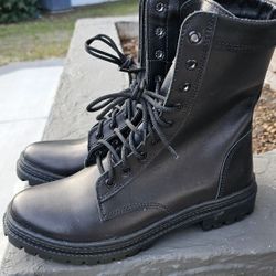 Ukrainian leather boots for Men Size 9