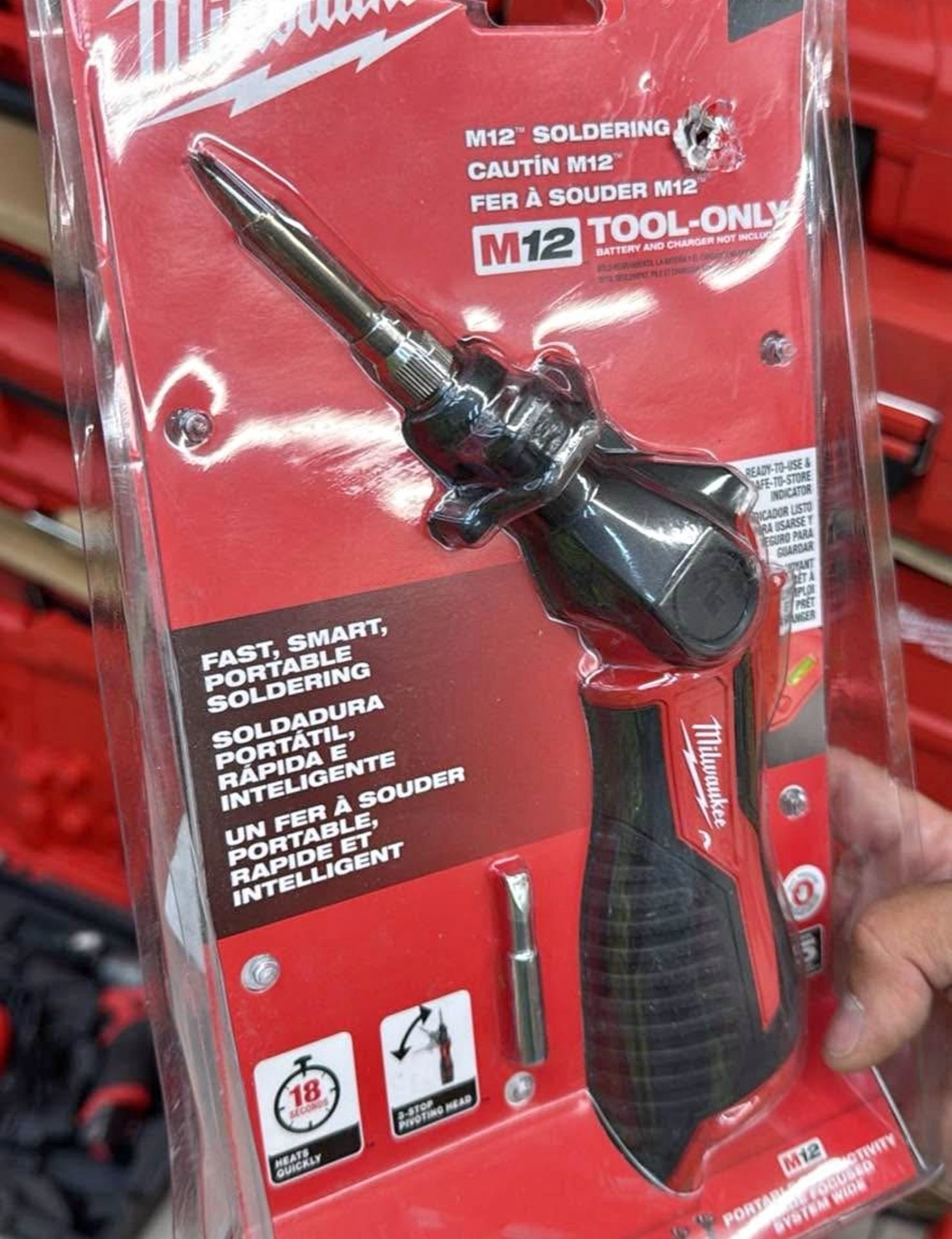 Milwaukee M12 soldering tool