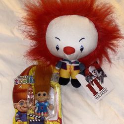 Horror Dolls Bundle Chucky and Pennywise the Clown (NWT)