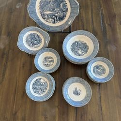 Currier And Ives Blue Harvest