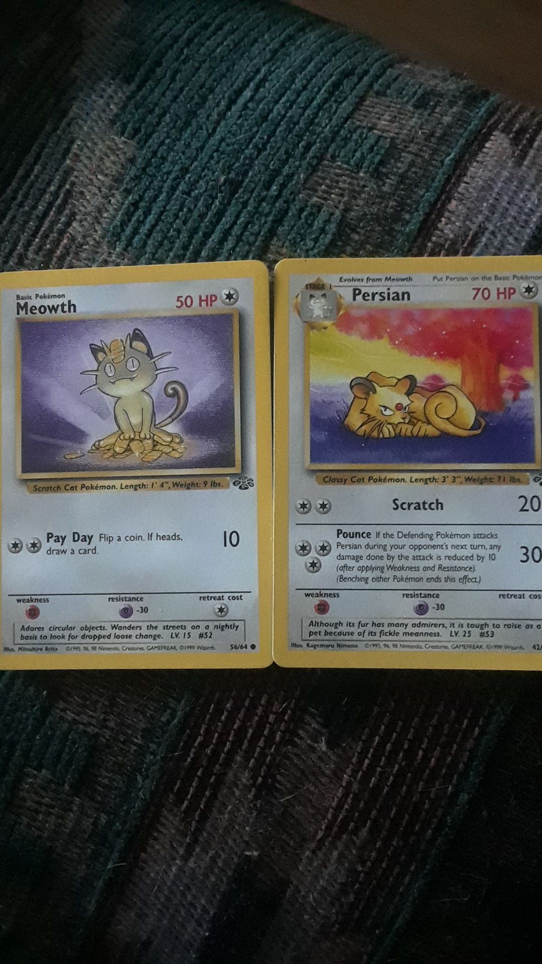 Pokemon Meowth + Persian Set