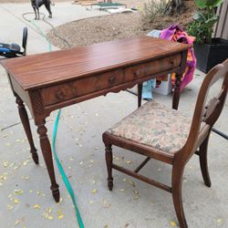 Sligh Letter Desk Matching Chair