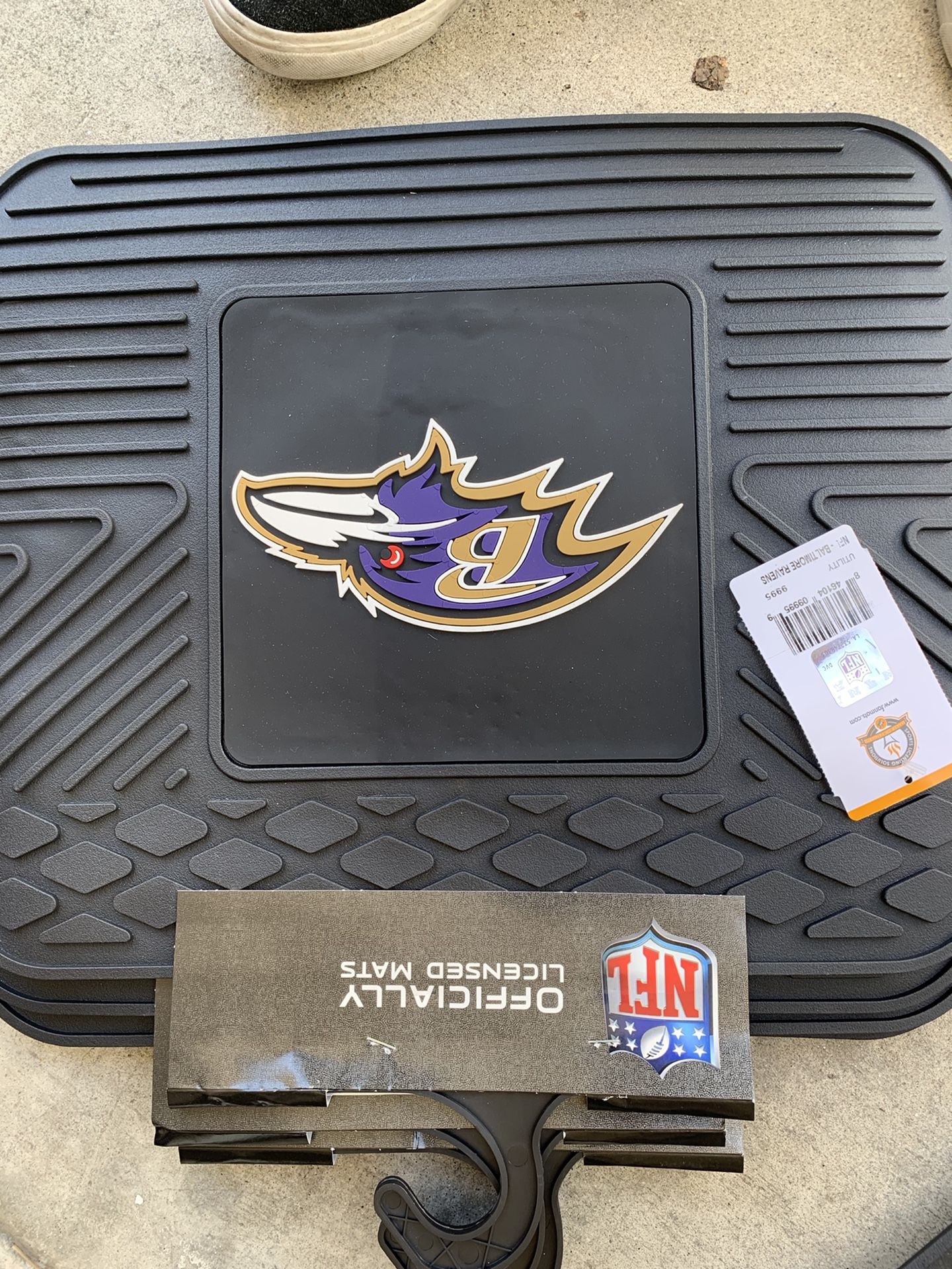 2 Baltimore Ravens car floor mats