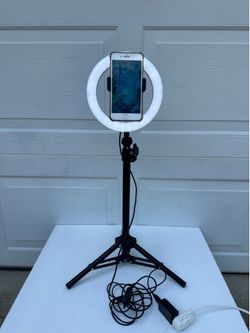 Ring Light Selfie Phone Stand for Live Streaming