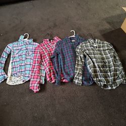 Flannels girls small med