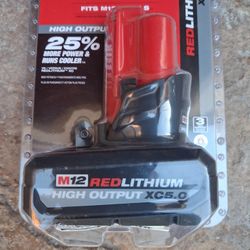 Milwaukee M12 Battery 5.0 New 