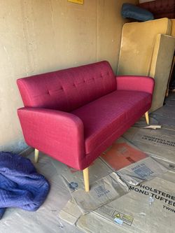Red Loveseat