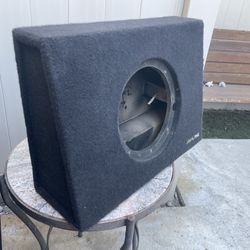 Custom Alpine Slim Ported Box enclosure 