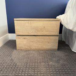 Night Stand Or End Table With Power Outlets