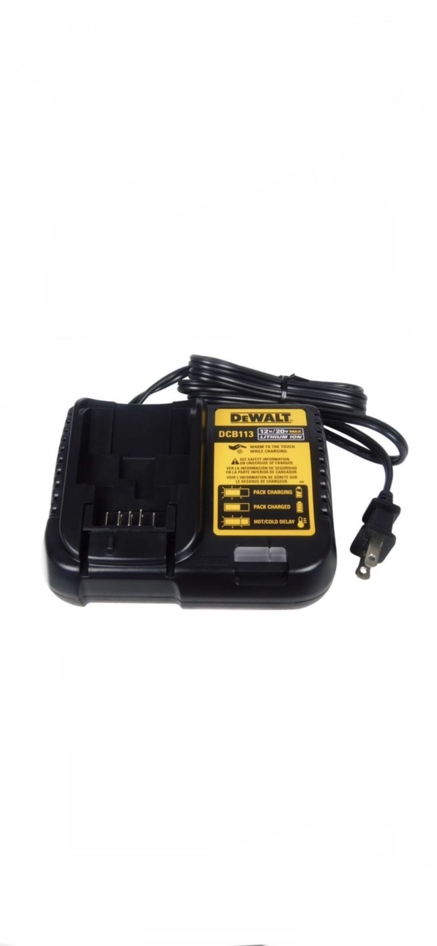 New DeWALT DCB113 12V/20V MAX Lithium Ion Charger $30 Each Firm