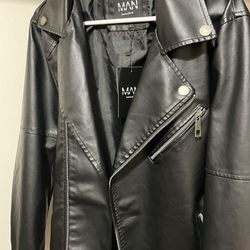 Brand New men’s Faux Leather Jacket
