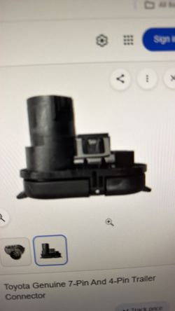Toyota 7 pin & 4 pin Trailer Connector