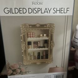 Gilded Display Shelf