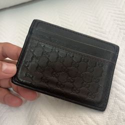 Mens Gucci Leather Cardholder 
