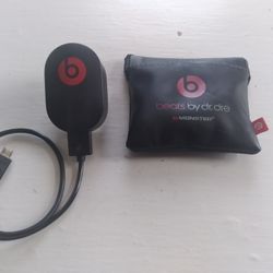 Beats by Dr. Dre USB power adapter/charger 10W, and a nice Beats carring case