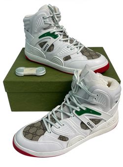 Basket High ‘White Demetra Red’ Sneakers