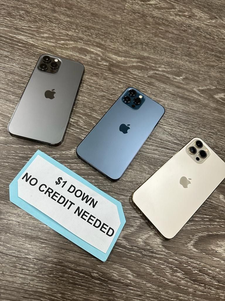 Apple IPhone 12 Pro Max PAYMENTS AVAILABLE LOW AS $1 DOWN NO CREDIT NEEDED