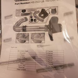 Brand New In Box Cold Air Intake System 