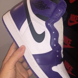 Jordan 1 ‘Court Purple’ - Sizes 8, 8.5