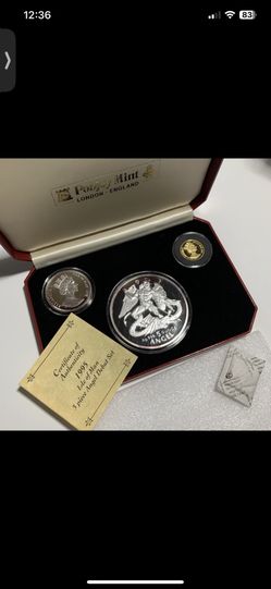 SCARCE Gold And Silver Coin Set ~ Heirloom Set!!!