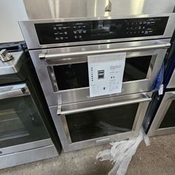 30" KITCHENAID MICROWAVE OVEN COMBO STAINLESS STEEL 