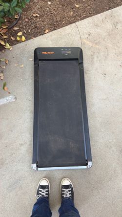 TREAFLOW Walking Pad with Incline, Under Desk Treadmills for Home