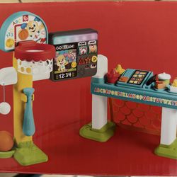 Fisher-Price Laugh & Learn 4-in-1 Game Experience Sports Activity Center & Toddler Learning Toy