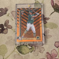 This Is A Topps Orange Foil Nick Kurtz Card.
