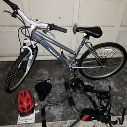 Bike . New Helmet, New Seat Pad, 3 Bike Rack