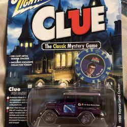 Johnny, Lightning Pop Culture Clue The Classic Mystery Game 1980 Toyota Land Cruiser