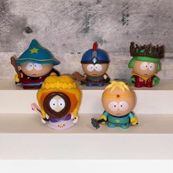 South Park Figures Toys Set of 5 ~ Movable Head & Hands