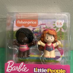 Barbie Fisher-Price Little People Swimming Figure 2 Pack Swim Suit Girls