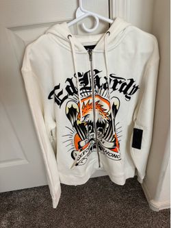 Men’s white Ed hardy jacket