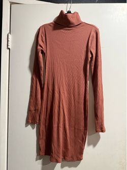 Brown tight dress