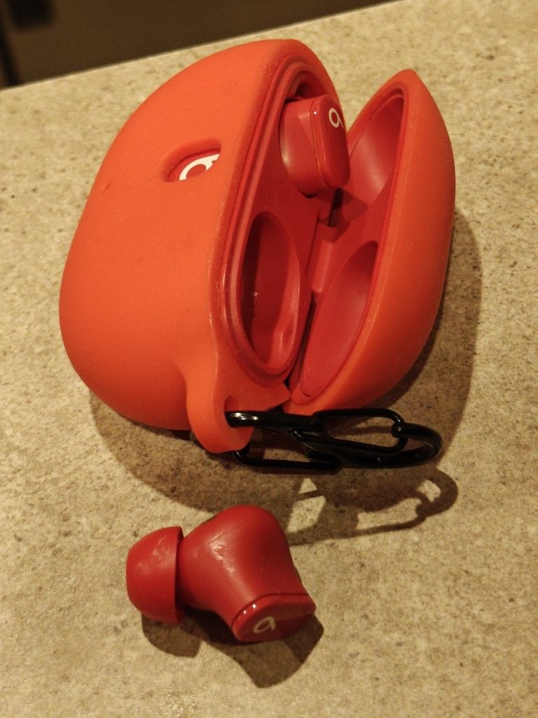 Beats Buds noise cancelling with case protector.