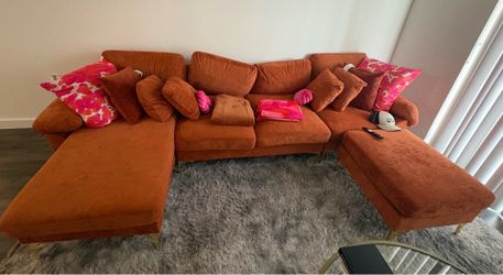 Orange couch