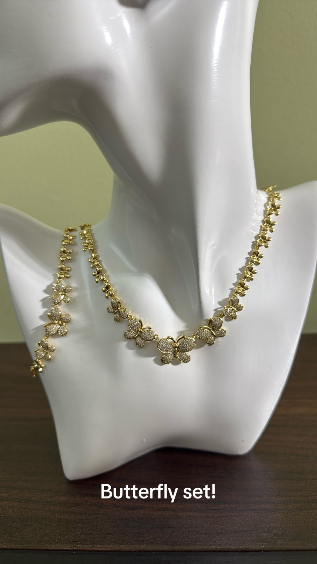 Butterfly Necklace Set