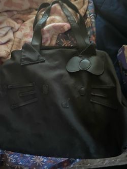 Hello Kitty, black purse