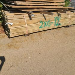 Bunk Of Treated 2x6x12