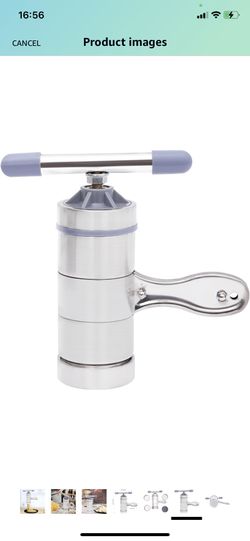 Manual Noodle Maker Machine Pasta Noodle Press Maker Stainless Steel Hand  Crank Spaghetti Fettuccine Noodle Dough Press Machine Fruit Juicer Squeezer