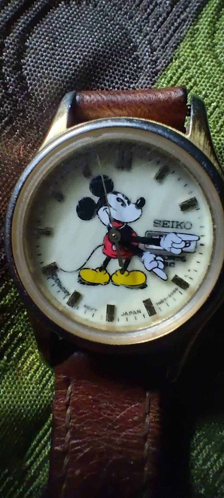 Vintage Seiko Mickey Mouse Watch 1980's