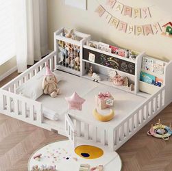 Toddler floor bed