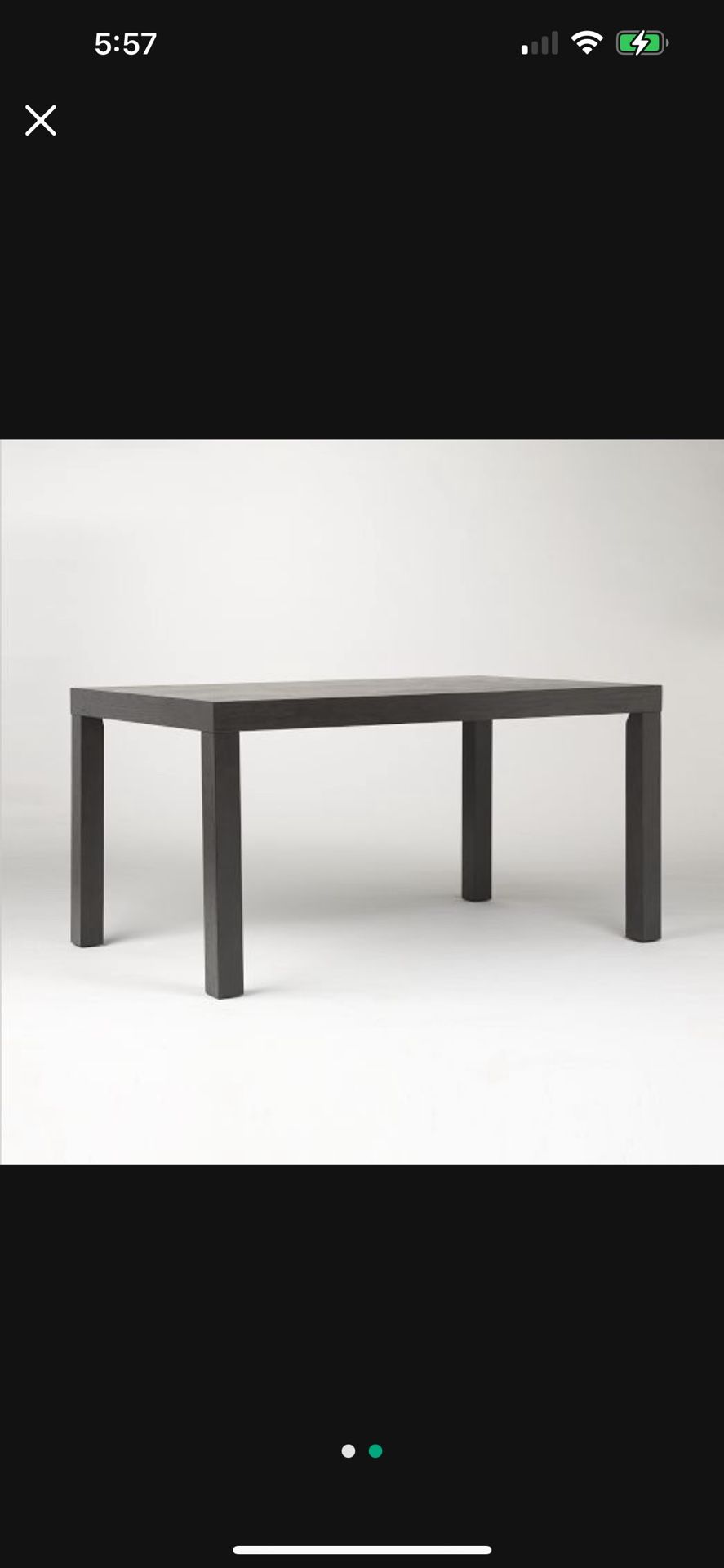Parsons dining table