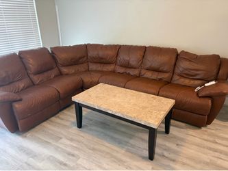 Couch and coffee table