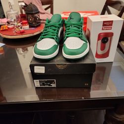 Jordan 1 Low Pine Green Size 11