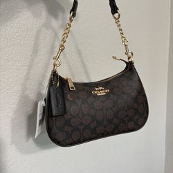 Coach Teri Shoulder Bag in Signature Canvas