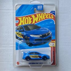 Honda Civic Type R Hot Wheels Blue #123/250