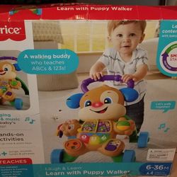 NEW IN BOX FISHER PRICE LAUGH AND LEARN PUPPY WALKER.  PICK UP MIDDLEBORO ONLY FINAL SALE 