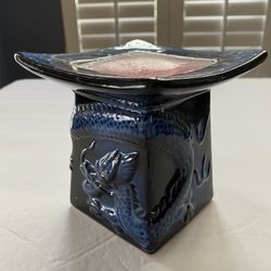 Gorgeous Vintage Decorative Dragon Candle 4”x4.5”
